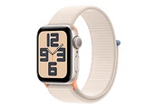 APPLE Watch SE (GPS) 40 mm - Smartwatch (Stufenlos verstellbar, Textil (Carbon Neutral), Polarstern/Polarstern)