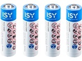 ISY 4x Alkaline AAA/LR03 - Batterie (Weiss/Blau)