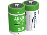 ANSMANN Mono D Ni-MH 5000 mAh 2 Stück - Akku