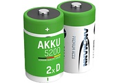 ANSMANN Mono D Ni-MH 5000 mAh 2 Stück - Akku