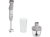Moulinex, MOULINEX Quickchef+ Stabmixer Edelstahl/Grau (1000 W, Bechervolumen: 800 ml, Zerkleinerer-Volumen: 500 ml)