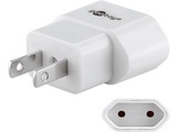 Max Hauri Reiseadapter EU ? USA, Weiss