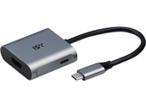 ISY IAD 1015-1 USB-C Adapter, Silber Aluminium