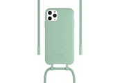 Woodcessories - iPhone 11 Pro Max / iPhone Xs Max Change Necklace BioCase Schutzhülle Vegan Biologisch Abbaubar + Handykette (CHA021) - Mint Green (Grün)