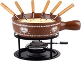 NOUVEL 403807 Hirsch-Herz - Käsefondue Set (Braun)