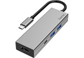 Hama USB-C-Multiport-Adapter 4 Ports 2x Usb-A Usb-C Hdmi™ Adapter