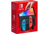 Nintendo, Switch (OLED-Modell) - Spielekonsole - Neon-Blau/Neon-Rot/Schwarz