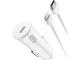 CELLULAR LINE USB-C Car Charger Kit 20W - KFZ-Ladegerät (Weiss)