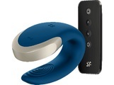 Double Love Luxury Partner Vibrator Blau | Satisfyer