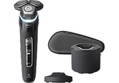 Philips, Philips Elektrorasierer »S9986/55«, Reinigungsstation, 3 St. Aufsätze, Pressure Guard Sensor, Flexible 360-Grad-Scherköpfe, Dual SteelPrecision Klingen