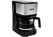 PRINCESS Compact 8 - Filterkaffeemaschine (Schwarz/Silber)
