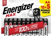 Energizer Max Mignon (AA)-Batterie Alkali-Mangan 1.5 V 20 St.