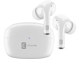 Cellularline - VIVID Bluetooth 5.0 In-Ear Kopfhörer Active Noise Cancelling Headset + Lade Case (BTVIVIDTWSW) - Weiss