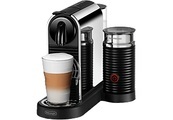 De Longhi, DE-LONGHI EN330.M CitiZ Platinum & Milk - Nespresso® Kaffeemaschine (Edelstahl)