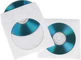 Hama CD-/DVD-Papier-Schutzhüllen - Papier-Schutzhüllen (Weiss)
