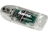 Hama 8 in 1 Usb2.0 - Kartenleser (Transparent)