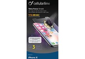 Cellular Line Tetra Force Shield - Displayschutzglas (Passend für Modell: Apple iPhone XS, iPhone X)