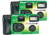 Fujifilm 2 Stück Quicksnap Flash Einwegkamera