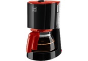 Melitta 1017-09 Enjoy Basis - Filterkaffeemaschine (Schwarz/Rot)