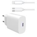 itStyle Premium Handy Ladegerät 220V GAN USB C zu Lightning 30W Weiss
