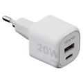 Xtorm GAN Charger XE020 2-port Weiss