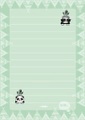 undefined, Briefpapier-Set für Kinder, Panda-Indianer