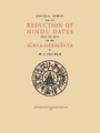 Decimal Tables for the Reduction of Hindu Dates from the Data of the Surya-Siddhanta