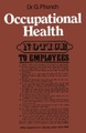 Springer Netherlands, Occupational Health