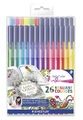 Staedtler, STAEDTLER triplus® color Fasermaler Sonderedition Johanna Basford 26-teilig in Kunststoffbox