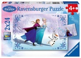 RAVENSBURGER Puzzle 2x24 Teile Disney Frozen Schwester
