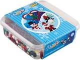 HAMA, Hama - 8749 Bügelperlen Maxi, Dose mit ca. 600 Perlen, Stiftplatte und Zubehör, Weihnachten