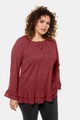Große Größen Tunika Damen (Größe 46 48, ziegelrot) | Ulla Popken Langarmtuniken | Polyester