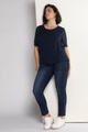 Grosse Grössen Blusenshirt, Damen, schwarz, Größe: 58/60, Polyester/Viskose, Ulla Popken