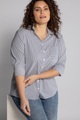 Grosse Grössen Longbluse, Damen, blau, Größe: 58/60, Baumwolle/Polyester, Ulla Popken