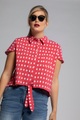 Grosse Grössen Bluse, Damen, rot, Größe: 54/56, Baumwolle/Synthetische Fasern, Ulla Popken