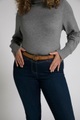Grosse Grössen Leder-Gürtel, Damen, braun, Größe: 105, Leder, Ulla Popken