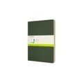 Moleskine Cahier Xlarge, 3er Set, Blanko, Kartoneinband Myrtengrün