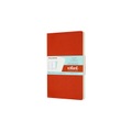 Moleskine Volant Large/A5, 2er Set, Blanko, Soft Cover, Korallrot, Aquamarinblau