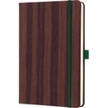 CONCEPTUM Notizbuch A5 CO673 dark wood, dots 194 Seiten