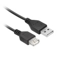EKON ECITUSB18MFK - USB-Verlängerungskabel (Schwarz)