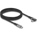 Delock USB4-Kabel 20 Gbps PD 3.1 240 W USB-C - USB-C 2 m