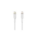 Belkin Lightning/USB-C Kabel  1m PVC, mfi zertifiziert, weiss
