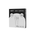 onit USB 2.0-Kabel MFi USB C - Lightning 0.1 m, Weiss