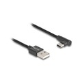 Delock USB 2.0-Kabel USB A - USB C gewinkelt 2 m