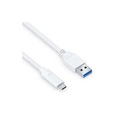 PureLink IS2610-010 USB Kabel 1 m USB 3.2 Gen 2 (3.1 Gen 2) USB C USB A Weiß