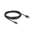 Delock USB 2.0-Kabel USB-C - USB-A 5 m