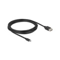Delock USB 2.0-Kabel USB-A - Micro-USB B 3 m