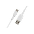 Belkin USB-C/USB-A Kabel 15cm PVC, weiss