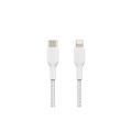 Belkin BOOST CHARGE - Lightning-Kabel - USB-C (M) bis Lightning (M) - 2 m - weiß - USB-Stromversorgung (18 W)