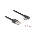 Delock USB 2.0-Kabel USB A - USB C gewinkelt 0.5 m